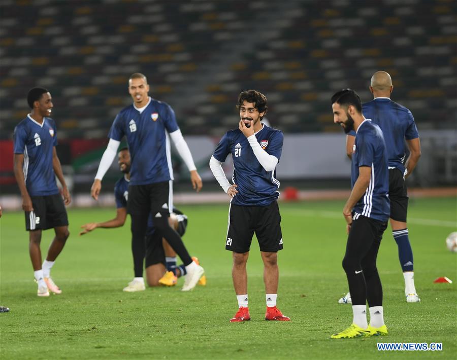 (SP)UAE-ABU DHABI-SOCCER-ASIAN CUP-UAE-NATIONAL TEAM-TRANING