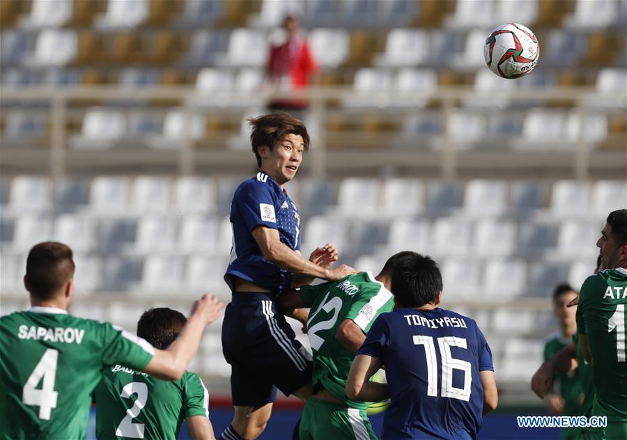 (SP)UAE-ABU DHABI-SOCCER-AFC ASIAN CUP 2019-GROUP F-JPN VS TKM