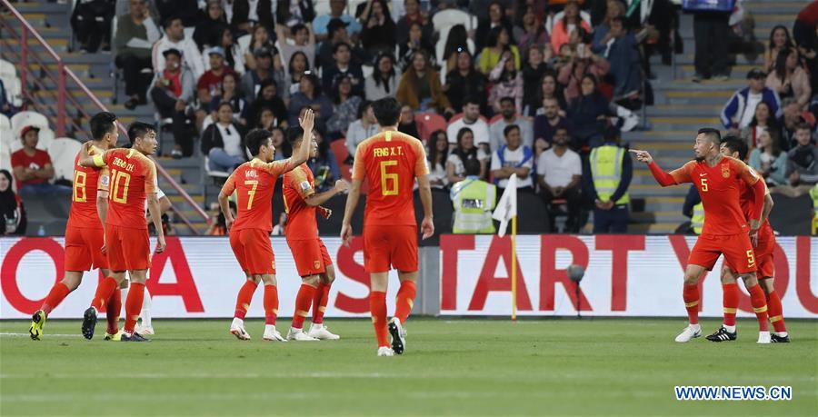 (SP)UAE-ABU DHABI-SOCCER-AFC ASIAN CUP 2019-GROUP C-CHN VS PHI