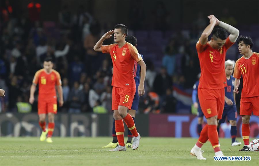 (SP)UAE-AL AIN-SOCCER-AFC ASIAN CUP 2019-CHN VS THA