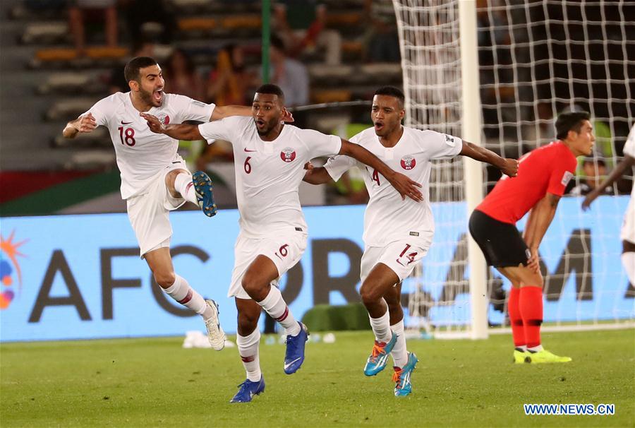 (SP)UAE-ABU DHABI-SOCCER-AFC ASIAN CUP 2019-QUARTERFINAL-KOR VS QAT