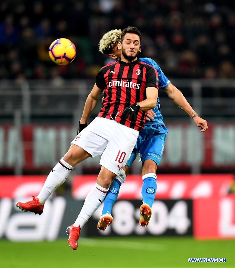 (SP)ITALY-MILAN-SOCCER-SERIE A-AC MILAN VS NAPOLI