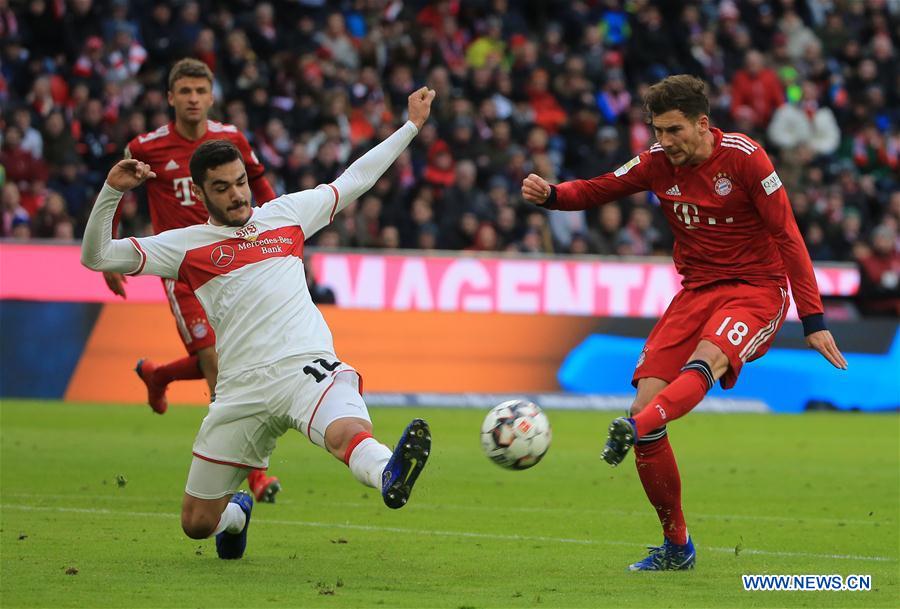 (SP)GERMANY-MUNICH-SOCCER-BUNDESLIGA-BAYERN MUNICH VS STUTTGART