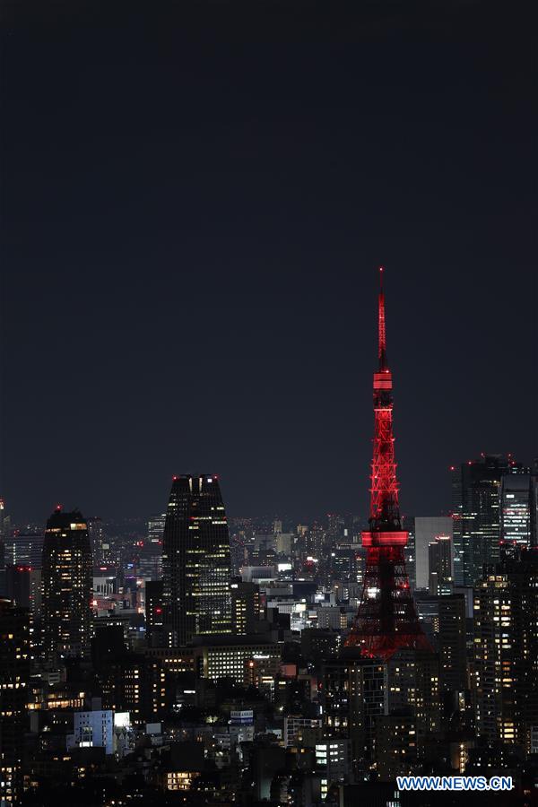 JAPAN-TOKYO TOWER-CHINESE NEW YEAR-CELEBRATION