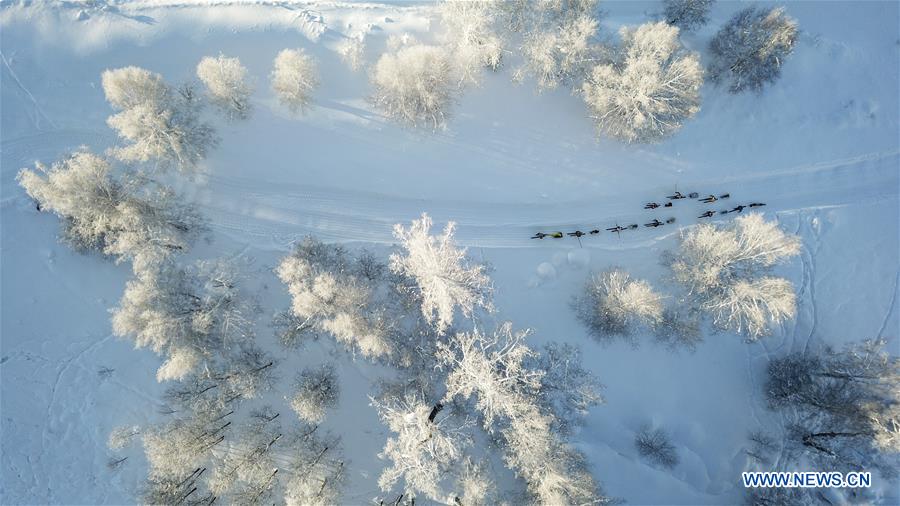 CHINA-AERIAL VIEW-SNOW (CN)