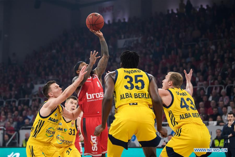 (SP)GERMANY-BAMBERG-BASKETBALL-GERMAN CUP-BROSE BAMBERG VS ALBA BERLIN