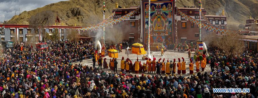 (InTibet) CHINA-TIBET-CHAM DANCE (CN)