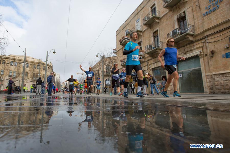 (SP)MIDEAST-JERUSALEM-MARATHON