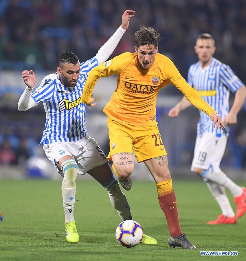 (SP)ITALY-FERRARA-SOCCER-SERIE A-SPAL-ROMA