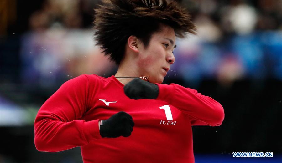 (SP)JAPAN-SAITAMA-FIGURE SKATING-WORLD CHAMPIONSHIPS-TRAINING