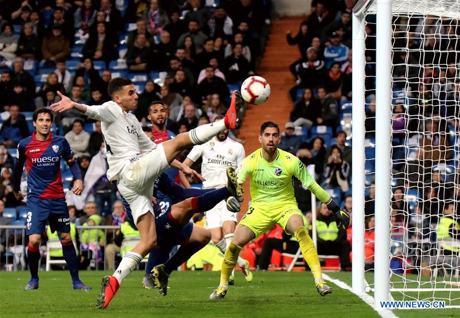 (SP)SPAIN-MADRID-SOCCER-SPANISH LEAGUE-REAL MADRID VS HUESCA