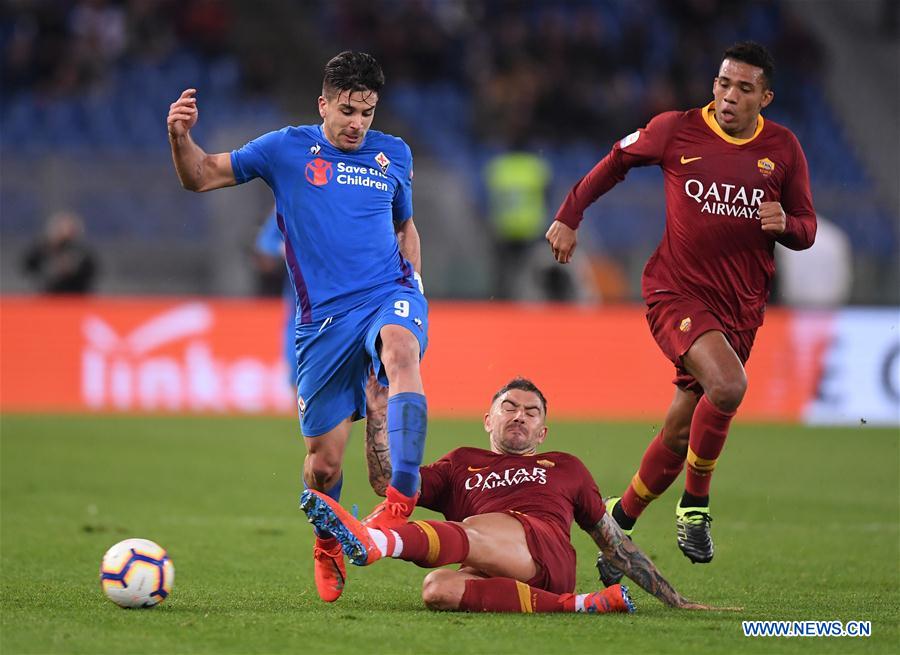 (SP)ITALY-ROME-SOCCER-ITALIAN SERIE A-ROMA VS FIORENTINA