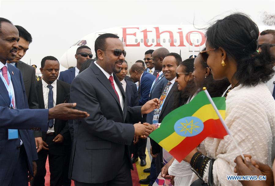 CHINA-BEIJING-BELT AND ROAD FORUM-ETHIOPIAN PM-ARRIVAL (CN)