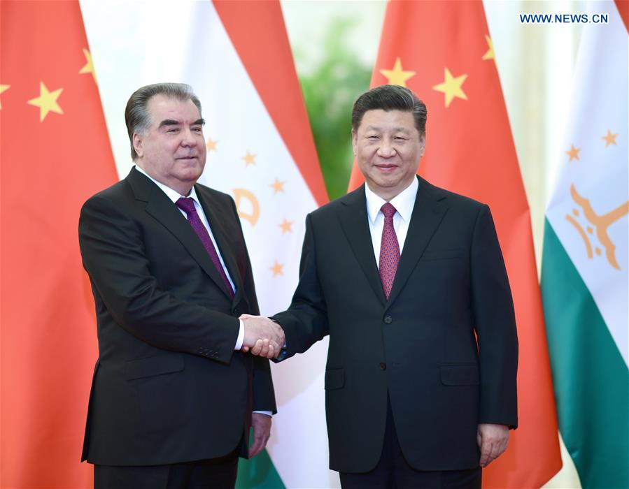 CHINA-BEIJING-XI JINPING-TAJIK PRESIDENT-MEETING (CN)