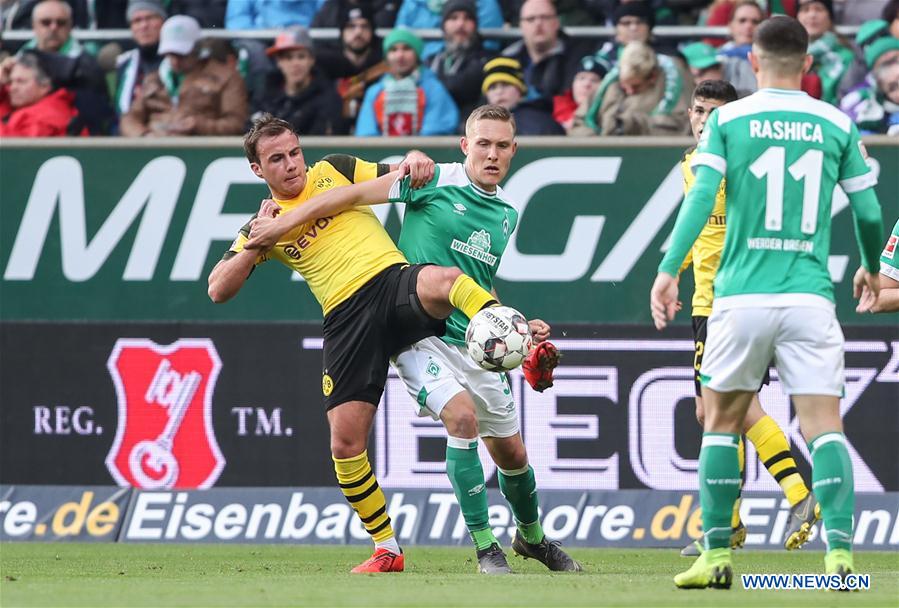 (SP)GERMANY-BREMEN-SOCCER-BUNDESLIGA-BREMEN VS DORTMUND