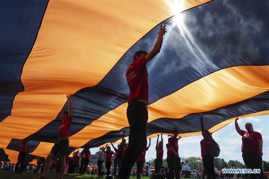 RUSSIA-MOSCOW-VICTORY DAY-ST. GEORGE'S RIBBON