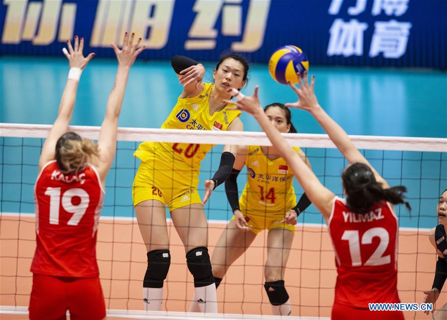 (SP)SWITZERLAND-MONTREUX-VOLLEYBALL-MASTERS WOMEN-TUR VS CHN