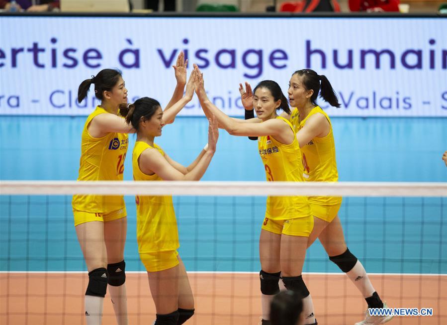 (SP)SWITZERLAND-MONTREUX-VOLLEYBALL-MASTERS WOMEN-TUR VS CHN