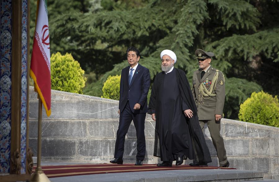 IRAN-TEHRAN-ROUHANI-JAPAN-ABE-VISIT