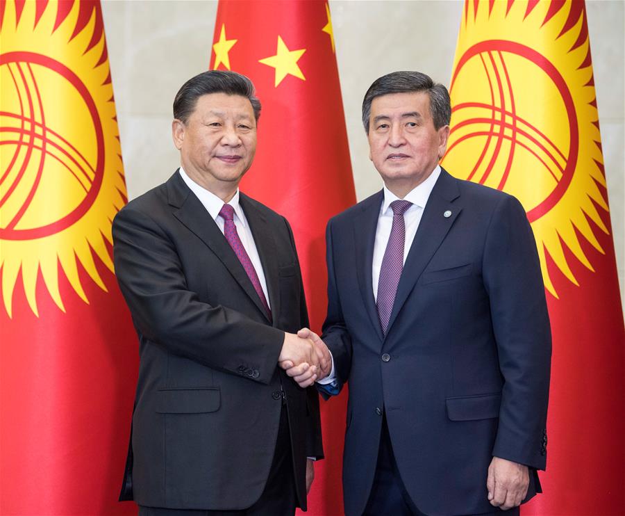 KYRGYZSTAN-BISHKEK-CHINA-PRESIDENTS-TALKS