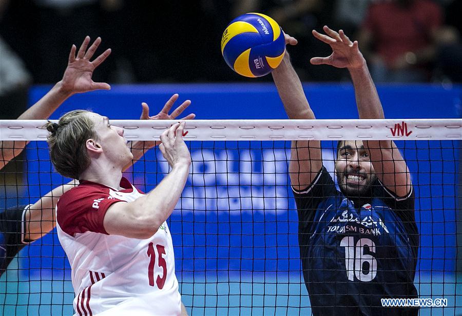 (SP)IRAN-URMIA-VOLLEYBALL-FIVB NATIONS LEAGUE-POLAND VS IRAN