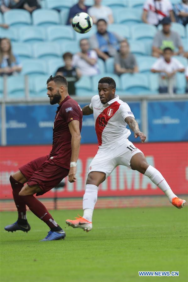 (SP)BRAZIL-PORTO ALEGRE-SOCCER-COPA AMERICA 2019-VENEZUELA VS PERU