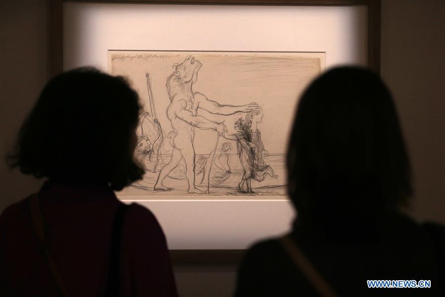 GREECE-ATHENS-MUSEUM OF CYCLADIC ART-PICASSO-EXHIBITION