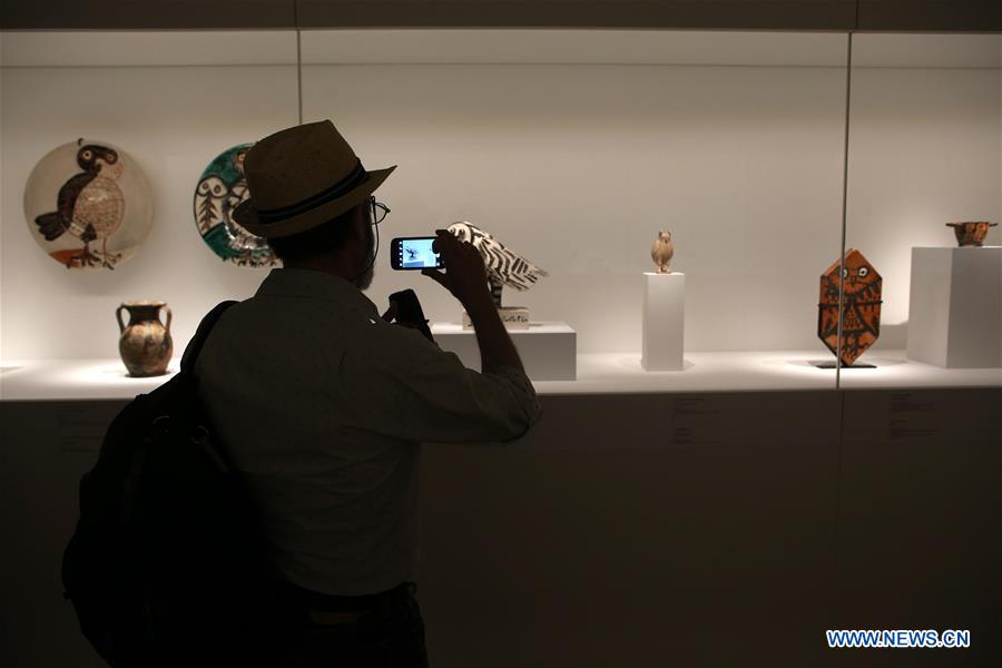 GREECE-ATHENS-MUSEUM OF CYCLADIC ART-PICASSO-EXHIBITION