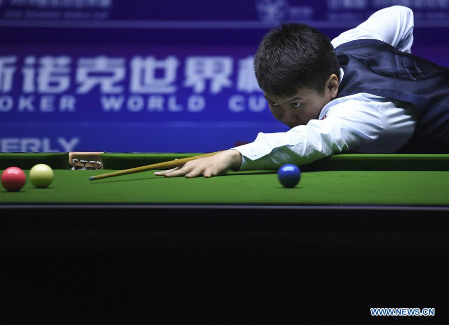 (SP)CHINA-JIANGSU-WUXI-SNOOKER WORLD CUP(CN)