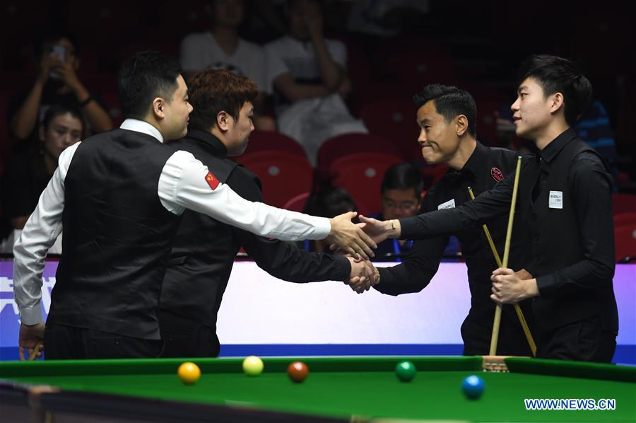 (SP)CHINA-JIANGSU-WUXI-SNOOKER WORLD CUP(CN)