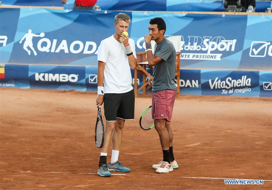 (SP)ITALY-NAPLES-SUMMER UNIVERSIADE 2019-TENNIS-MEN'S DOUBLES-FINAL