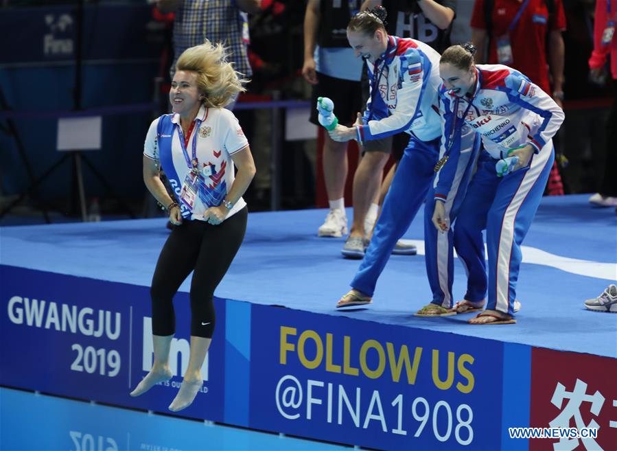 (SP)SOUTH KOREA-GWANGJU-FINA WORLD CHAMPIONSHIPS-ARTISTIC SWIMMING