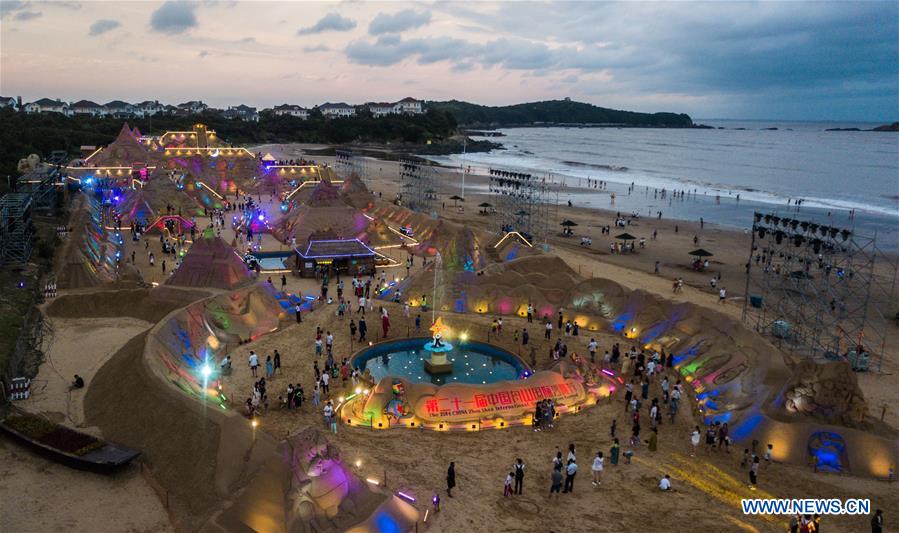 CHINA-ZHEJIANG-ZHOUSHAN-INT'L SAND SCULPTURE FESTIVAL (CN)