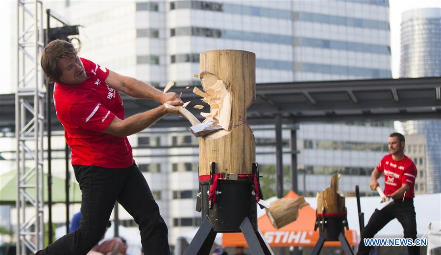 CANADA-ONTARIO-MISSISSAUGA-TIMBER SPORTS COMPETITION