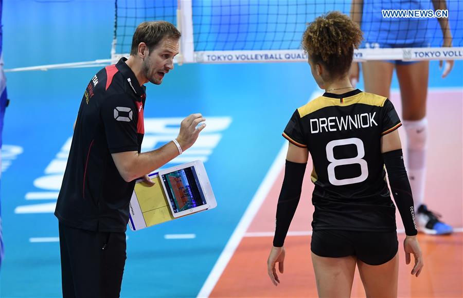 (SP)CHINA-NINGBO-FIVB-TOKYO VOLLEYBALL QUALIFICATION-TURKEY-GERMANY