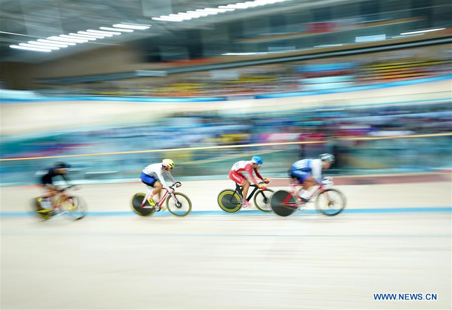 (SP)CHINA-TAIYUAN-2ND YOUTH GAMES-CYCLING TRACK-MEN'S OMNIUM(CN)