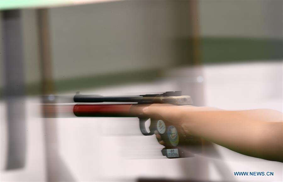 (SP)CHINA-TAIYUAN-2ND YOUTH GAMES-SHOOTING-MEN'S 10M AIR PISTOL