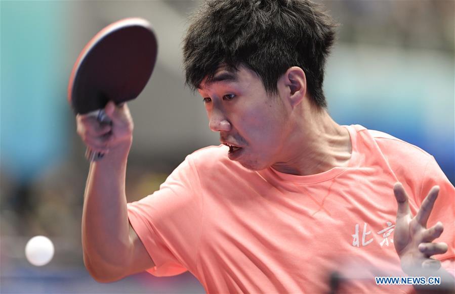 (SP)CHINA-TAIYUAN-2ND YOUTH GAMES-TABLE TENNIS-MEN'S TEAM QUALIFICATION(CN)