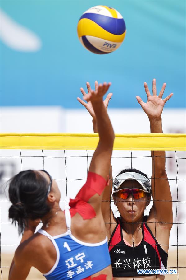 (SP)CHINA-TAIYUAN-2ND YOUTH GAMES-BEACH VOLLEYBALL (CN)