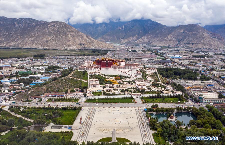 (InTibet)CHINA-TIBET-LHASA-AERIAL VIEW (CN)