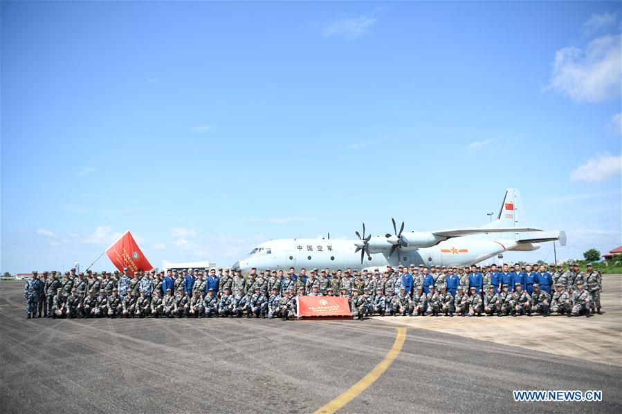 LAOS-VIENTIANE-CHINA-PEACE TRAIN-EXERCISE