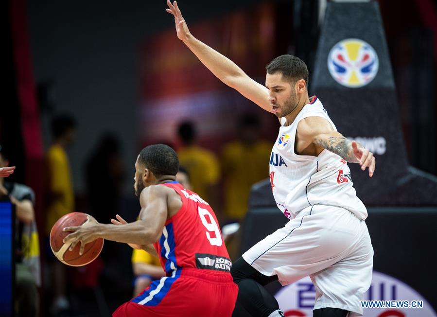 (SP)CHINA-WUHAN-BASKETBALL-FIBA WORLD CUP-GROUP J-SERBIA VS PUERTO RICO (CN)