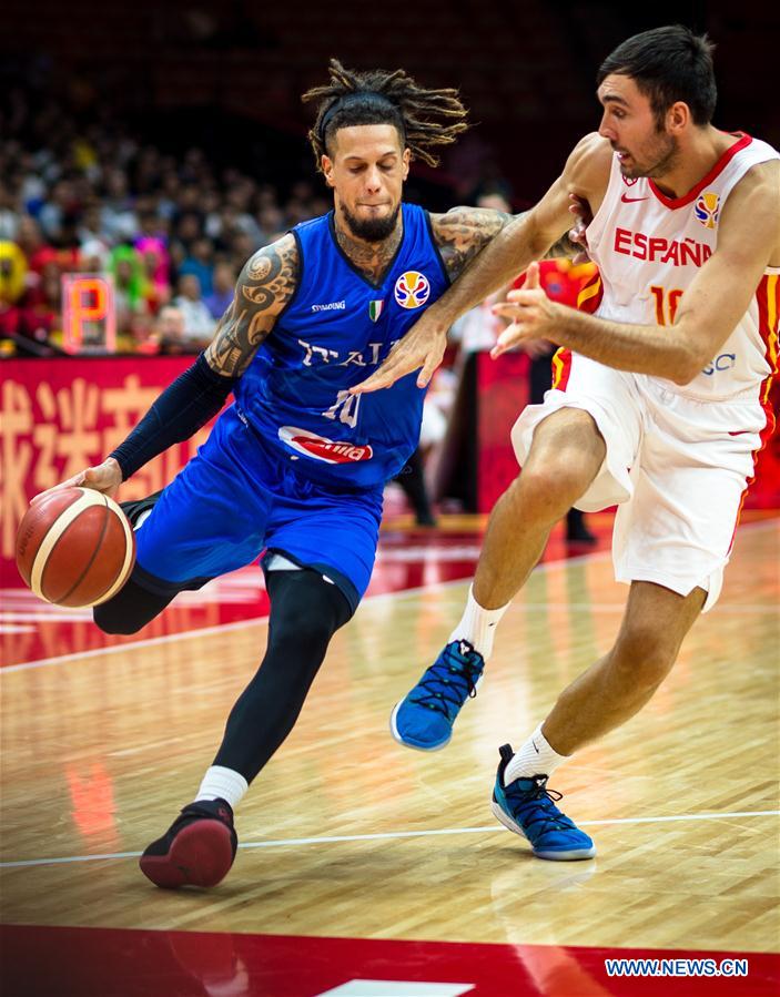 (SP)CHINA-WUHAN-BASKETBALL-FIBA WORLD CUP-GROUP J-SPAIN VS ITALY (CN)