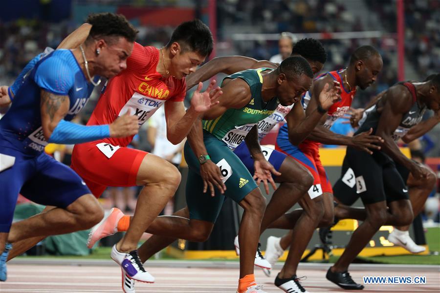 (SP)QATAR-DOHA-IAAF WORLD ATHLETICS CHAMPIONSHIPS-MEN'S 100M