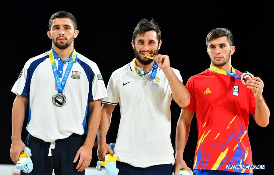 (SP)QATAR-DOHA-WORLD BEACH GAMES-MEN'S BEACH WRESTLING