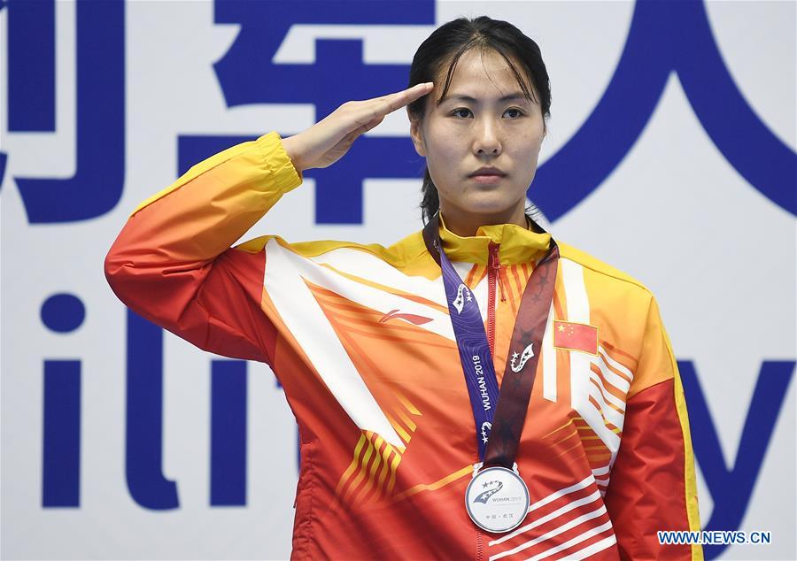 (SP)CHINA-WUHAN-7TH MILITARY WORLD GAMES-FENCING-WOMEN'S INDIVIDUAL SABRE(CN)