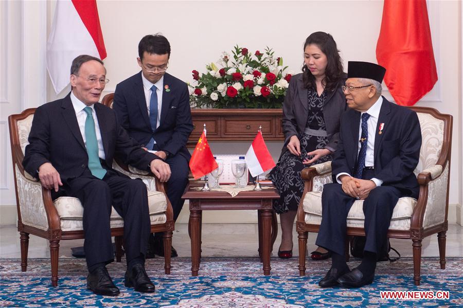 INDONESIA-WANG QISHAN-VISIT