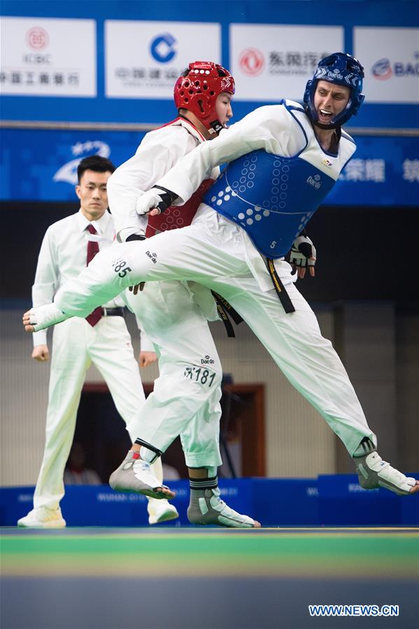 (SP)CHINA-WUHAN-7TH MILITARY WORLD GAMES-TAEKWONDO