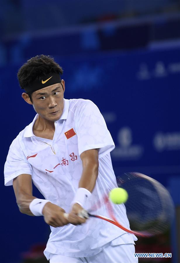 (SP)CHINA-WUHAN-7TH MILITARY WORLD GAMES-TENNIS