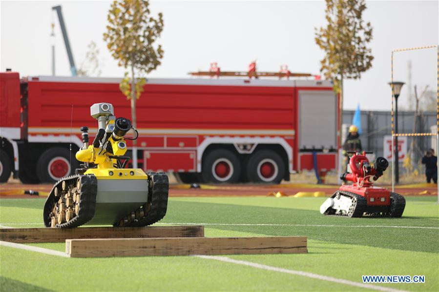 CHINA-HEBEI-HENGSHUI-FIREFIGHTER-DRILL (CN)